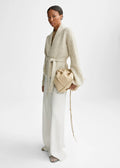 Lila Mohair Cardigan Wheat