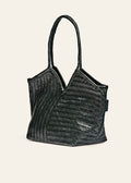 Humi Green Gabled Shoulder Bag