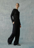Shiloh Fine Wool Pant Navy