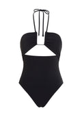 Plunge One Piece Badedrakt Black