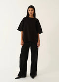 The Bow Tee Black