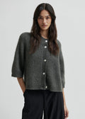 Andrea Knit Rib Cardigan Beluga