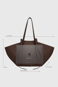 Large Mochi Espresso Pebble Grained Leather