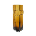 Muro Vase Recycled Amber H38