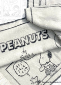Peanuts Blanket Comic Doughnut White Black