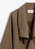 Iben Atari Oversized Trenchcoat Khaki Brown