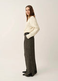 York Pants Black & Brown Herringbone