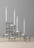Stoff Nagel Lysestake Chrome