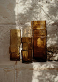 Muro Vase Recycled Amber