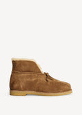 Romma Shearling Boots Tobacco Brown