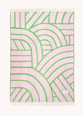 Lines Blanket Pink Apple