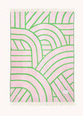 Lines Blanket Pink Apple
