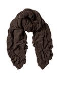 Milano Luxury Scarf Dark Brown