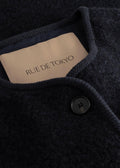 Cas Teddy Vest Dark Navy
