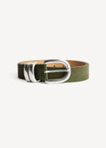 Zoira Leather Belt Deep Niche Green