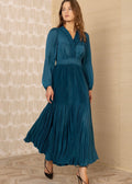 Alisson Solid Dress Green