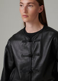 Siia Soft Lamb Leather Jacket Black