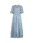 Twisted Maxi Dress Peonies
