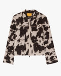 Grizzly Cowhide Jacket Oatmeal/Burnt Cocoa