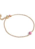 Bracelet Balloon Gold & Pink
