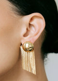 Medusa Studs Earrings Gold
