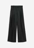 Cymbaria High-Waist Trousers Black