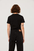 Marianne Rib Tee Black