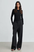 Matima O-Neck Tee Black