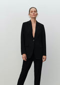 Elton Classic Gabardine Blazer Black