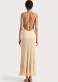 Citara Maxi Dress Butter Stripe
