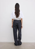 Baggy Fit Denim Black w/white pinstripe