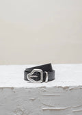 Ako Mini Belt Black & Silver