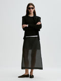 Esta Soft Organza Black