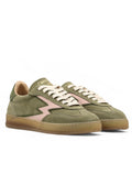 Club Sneakers Mule White Frost Pink Logo Green