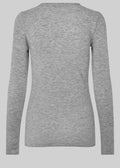 Matima O-Neck Tee Grey Melange