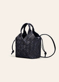 Misu Navy Nubuck Shoulder Bag