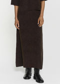 Israa Knitted Skirt Mocha Brown