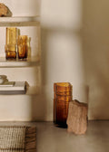 Muro Vase Recycled Amber