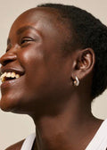 Gianna Hoops Øredobber Silver