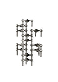 Stoff Nagel Lysestake Black Chrome