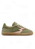 Club Sneakers Mule White Frost Pink Logo Green