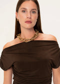 Columbine Dress Mocha