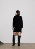 Jet Dress Velvet Black