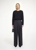 Cymbaria High-Waist Trousers Black