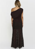 Akasha Lace Skirt Mocha Brown