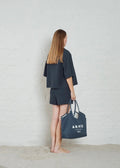 Delos Quilted Shirt DK Navy