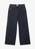 Baggy Fit Denim Black w/white pinstripe