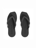 Tapered Platform Flip Flop Black