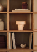 Oppladbar Bordlampe Ripple Portable Lamp White
