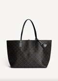 Abigail Printed Tote Bag Dark Chokolate